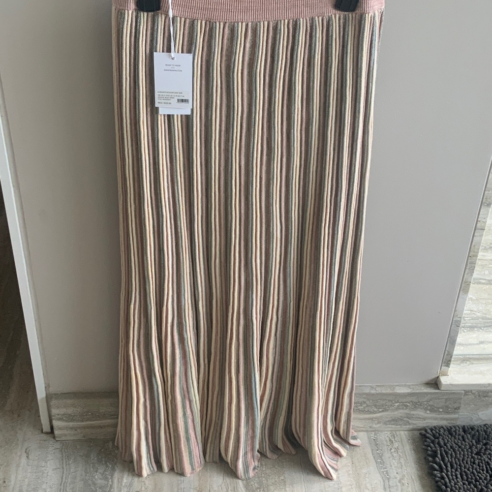 Zimmermann Multicolor Striped Maxi Skirt